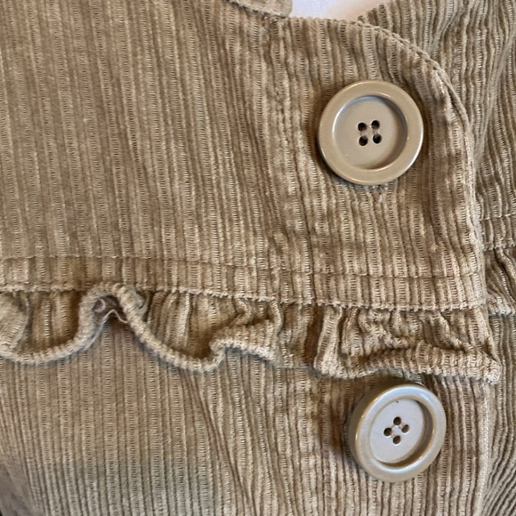 Xhilaration medium brown Corduroy jacket. Size XL. Button-up. Cute ruffle. - Picture 9 of 16